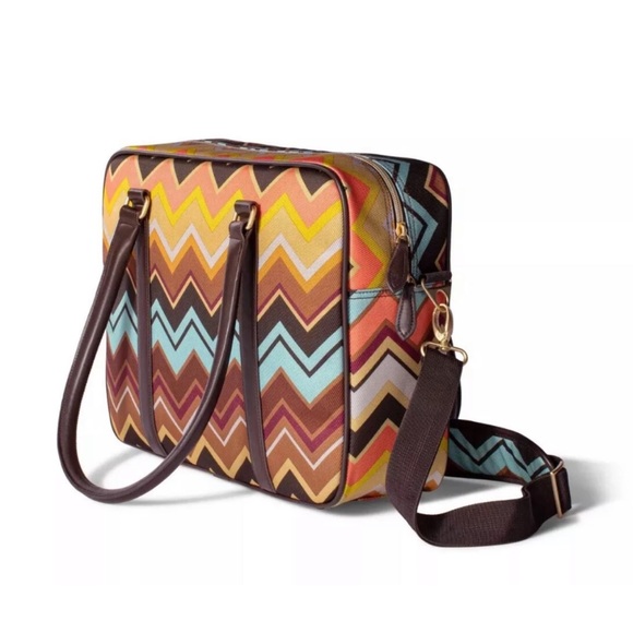 NWT MISSONI for Target Travel Tote Zig Zag Print - Picture 2 of 5
